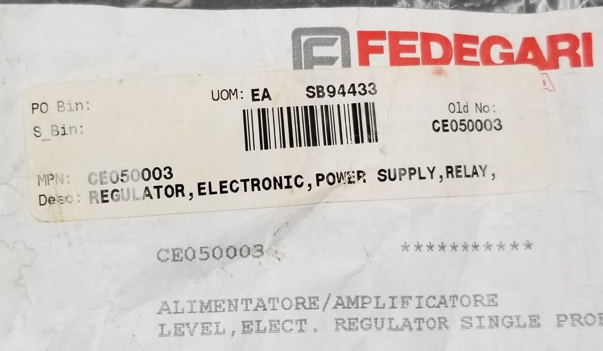 NEW FEDEGARI CE050003 RELAY