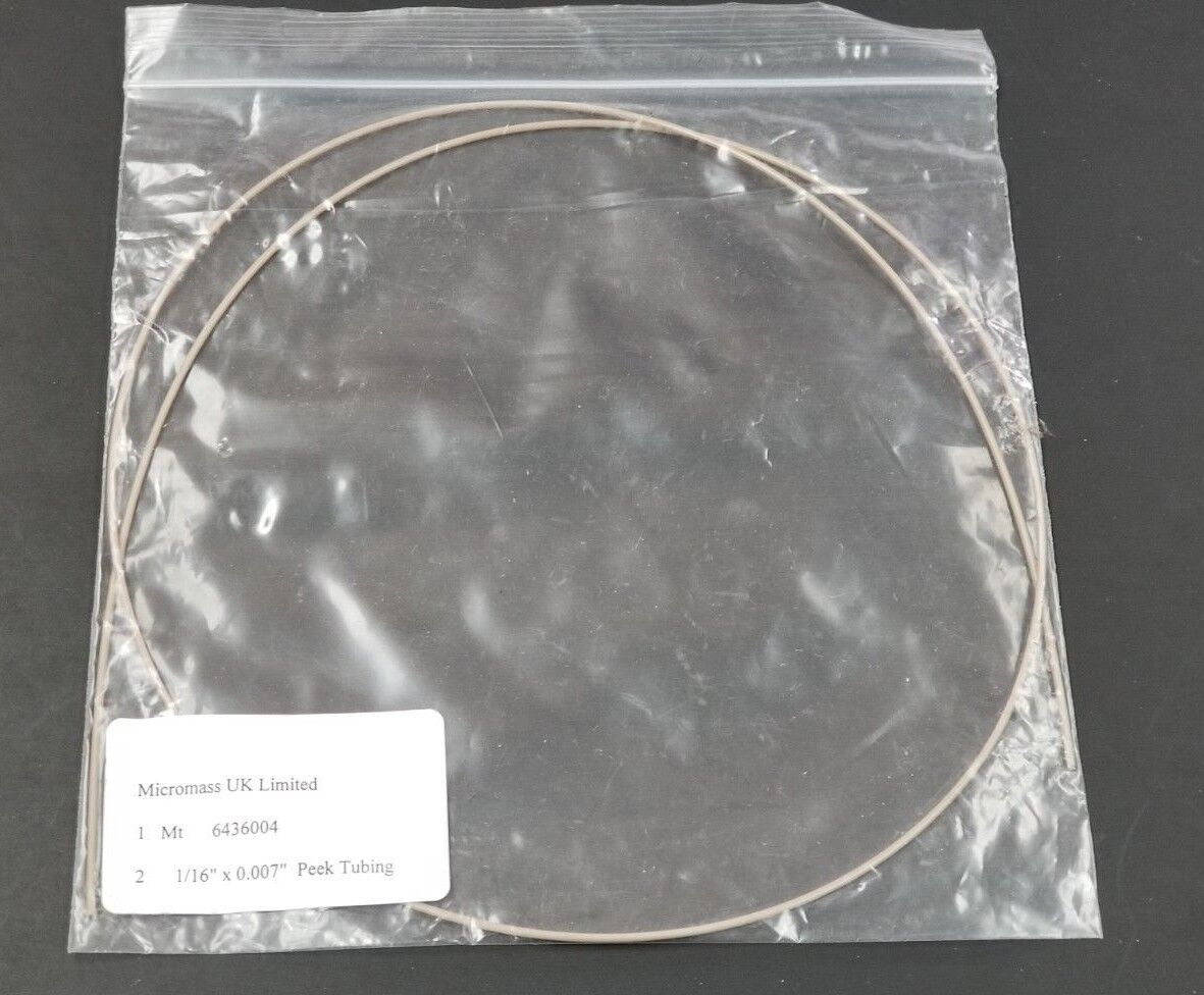 NEW MICROMASS UK LIMITED 6436004 PEEK TUBING 1 MT, 1/16 X 0.007''