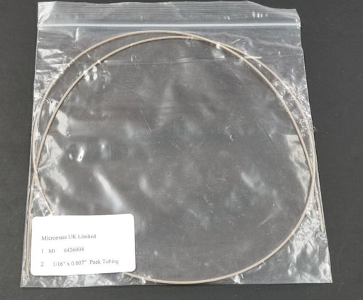 NEW MICROMASS UK LIMITED 6436004 PEEK TUBING 1 MT, 1/16 X 0.007''