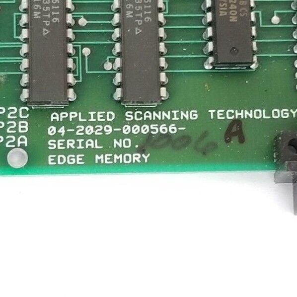 APPLIED SCANNING TECHNOLOGY 04-2029-000566-A EDGE MEMORY BOARD 042029000566A