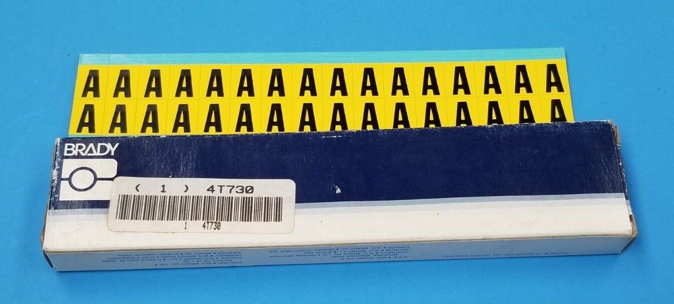 NIB BRADY 3920-LTR KIT 3920LTR CAT# 34251