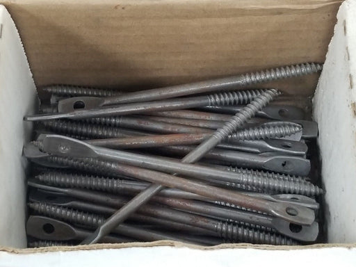 BOX OF 49 NEW CULLY 59280 ACOUSTICAL EYE LAGS 1/4 X 5''