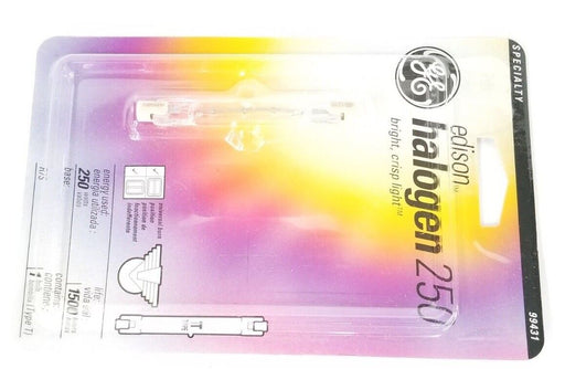 BOX OF 4 NEW GENERAL ELECTRIC 22121 QUARTZ HALOGEN 250 BULBS 250W