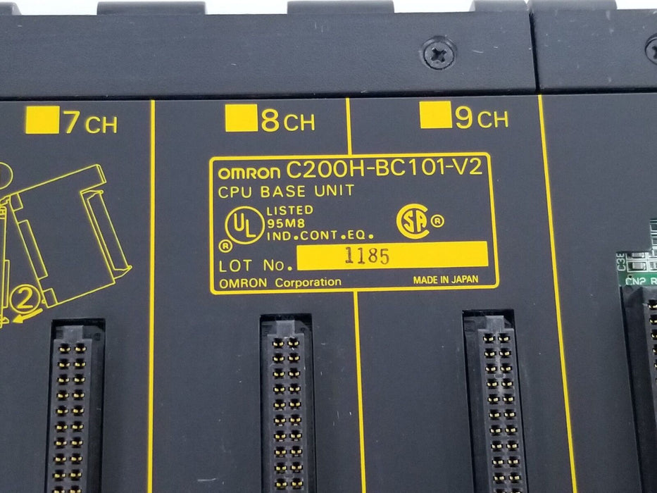 OMRON C200H-BC101-V2 CPU BASE UNIT C200HBC101V2, 10-SLOT