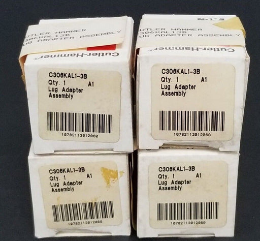 LOT OF 12 NIB CUTLER-HAMMER C306KAL1-3B LUG ADAPTOR ASSEMBLIES C306KAL13B
