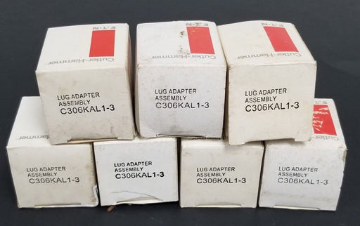 LOT OF 21 NEW EATON CUTLER-HAMMER C306KAL1-3 LUG ADAPTER ASSEMBLIES