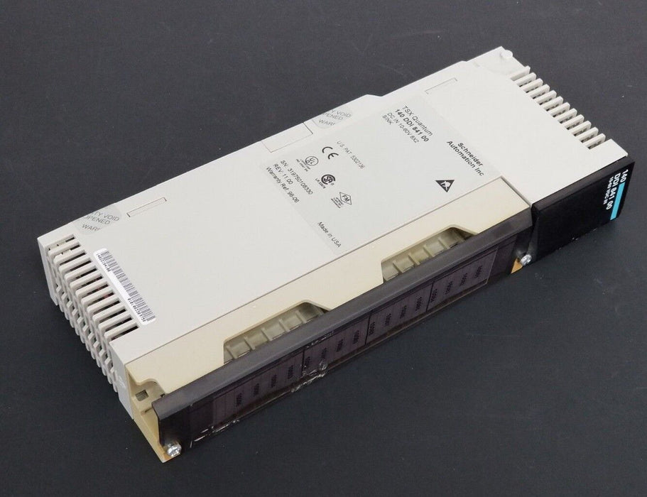 SCHNEIDER AUTOMATION 140 DDI 841 00 INPUT MODULE REV. 11.00 W/ 140XTS-002-00