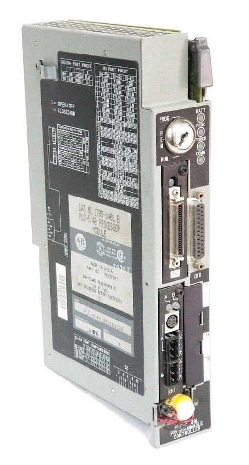 ALLEN BRADLEY 1785-L40L/B PROCESSOR MODULE 5/40 SER. B F/W. REV. K 1785-L40L