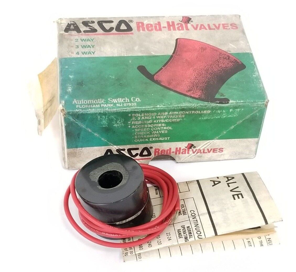 NEW ASCO 64-982-4-D-120/60FT-110/50FT-127/50FB SOLENOID COIL 64-982-4-D-120