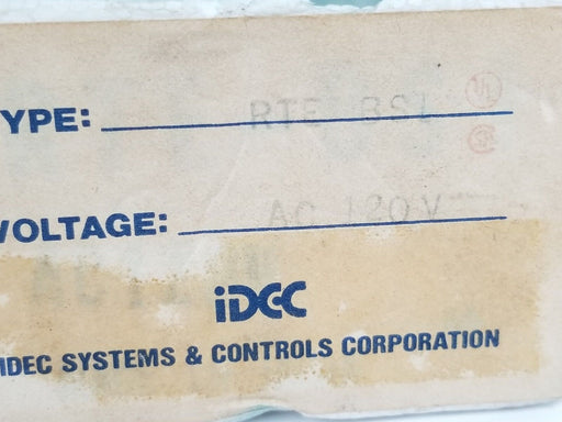NIB IDEC RTE-BS1 ELECTRONIC TIMER RTEBS1, AC120V 50/60HZ, 10A, 120V AC