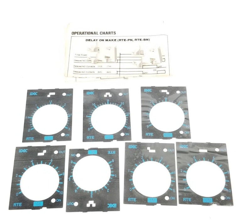 NIB IDEC RTE-BS1 ELECTRONIC TIMER RTEBS1, AC120V 50/60HZ, 10A, 120V AC