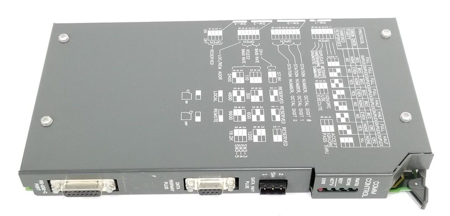 ALLEN BRADLEY 1785-KE DH+/RS232 INTERFACE MODULE SER. B F/W. REV. D 1785KE