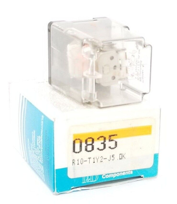 NIB POTTER & BRUMFIELD R10-T1Y2-J5.0K RELAY 0835 4.1 MA DC R10T1Y2J50K