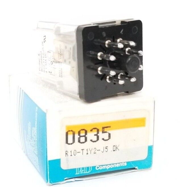 NIB POTTER & BRUMFIELD R10-T1Y2-J5.0K RELAY 0835 4.1 MA DC R10T1Y2J50K