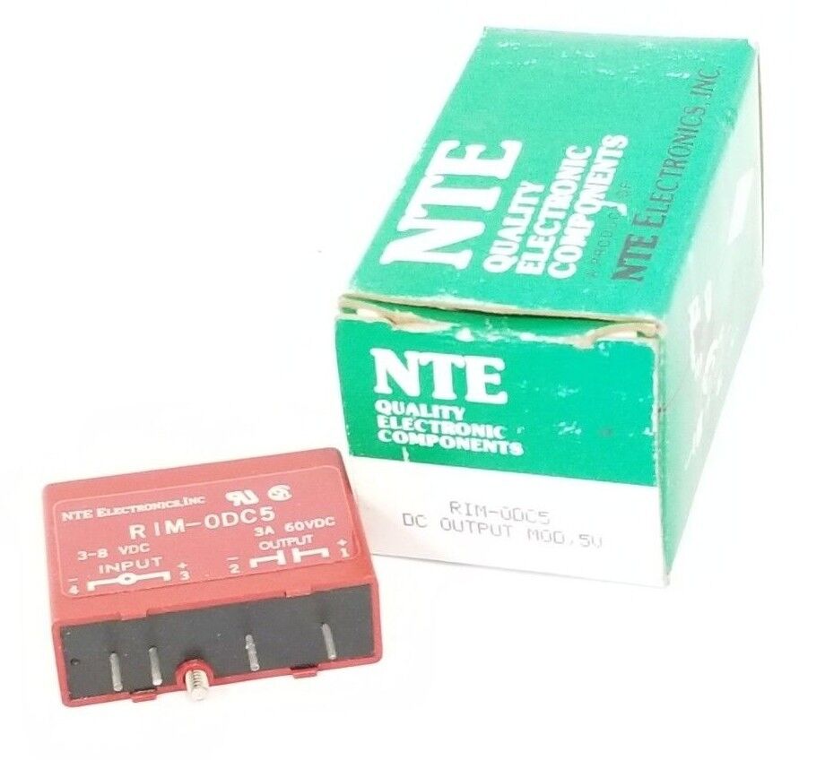 NIB NTE ELECTRONICS RIM-OAC5 AC OUTPUT MODULE 3.0-8VDC 3.5A 120VAC RIMOAC5