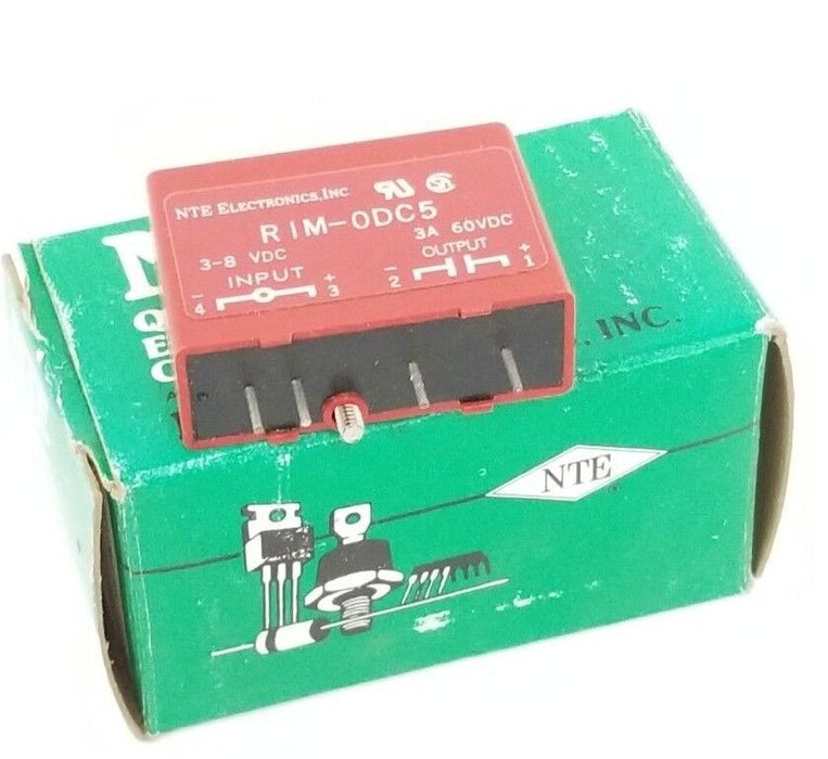 NIB NTE ELECTRONICS RIM-OAC5 AC OUTPUT MODULE 3.0-8VDC 3.5A 120VAC RIMOAC5