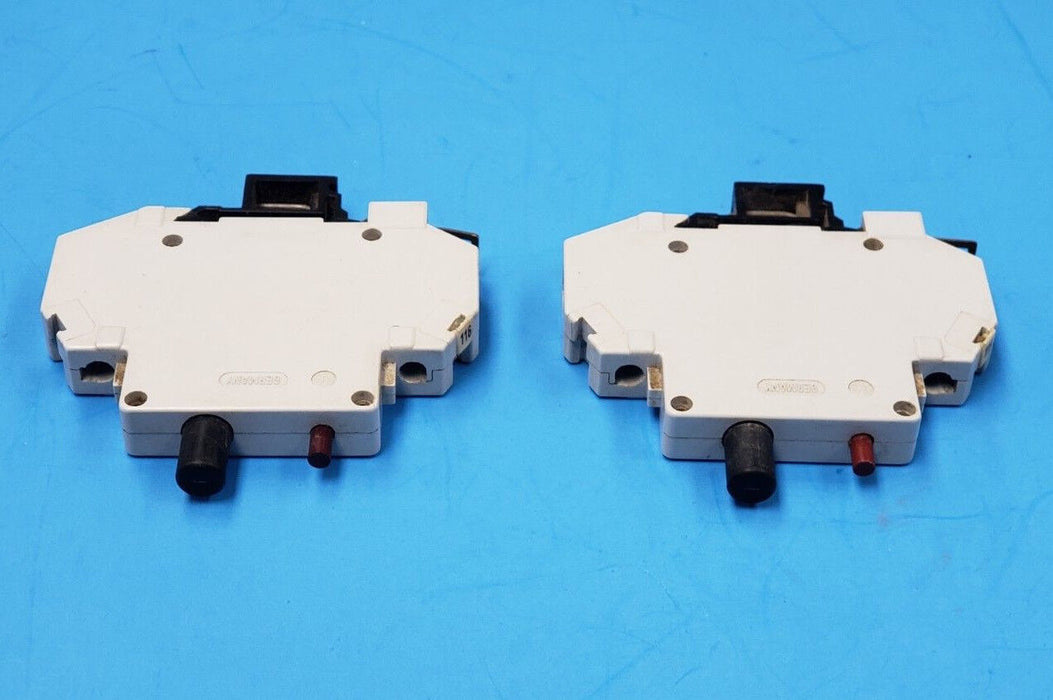 LOT OF 2 E-T-A MAGNETIC 42-01 CIRCUIT BREAKERS 250VAC, 1POLE, 4201