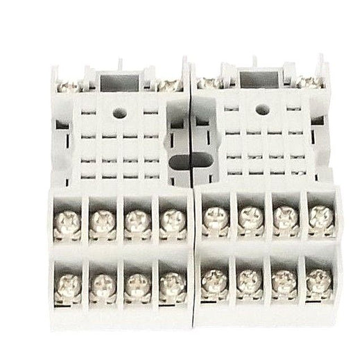 LOT OF 2 NEW SQUARE D 8501-NR45 RELAY SOCKET BASES 7A-300V 14AWG 8501NR45