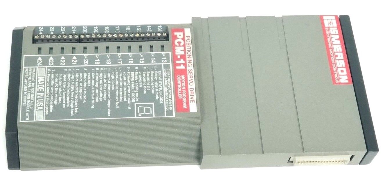 EMERSON PCM-11 MOTION PROGRAM CONTROLLER 960158-02 (FOR PARTS)