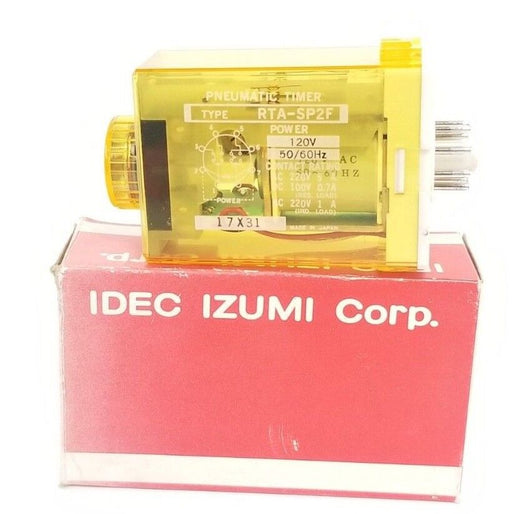 IDEC IZUMI RTA-SP2F PNEUMATIC TIMER RTASP2F, 120V, 50/60HZ (IN BOX)