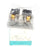 NIB POTTER & BRUMFIELD KB17AG RELAY MODULE 4PDT 10A, 24V AC, 198