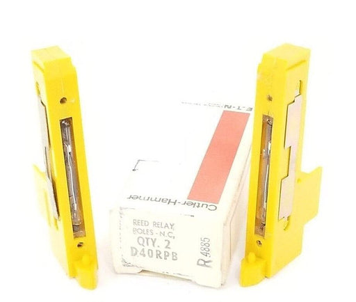 BOX OF 2 NEW EATON CUTLER HAMMER D40RPB REED RELAYS