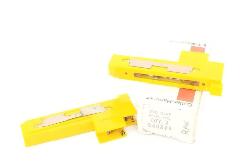 BOX OF 2 NEW EATON CUTLER HAMMER D40RPB REED RELAYS