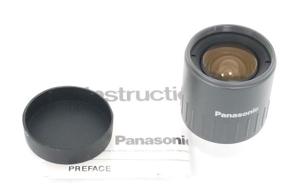 NIB PANASONIC WV-LF6 FIXED IRIS TV LENS 6MM, 1:1.4, WVLF6
