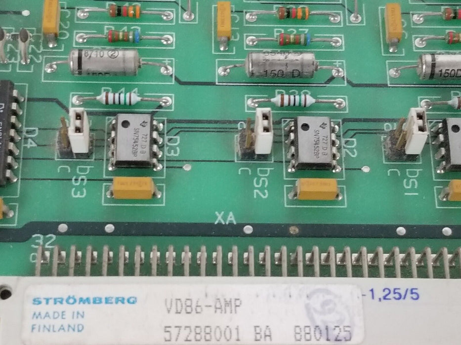 ABB / STROMBERG VD86-AMP VIDEO AMPLIFIER BOARD 57288001 5760958-3C VD86AMP