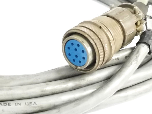 CAROL E18621-7 ENCODER CABLE W/ AMPHENOL 10-PIN FEMALE CONNECTOR TO 9-PIN MALE