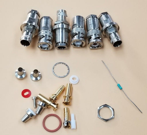 LOT OF VARIOUS TROMPETER COAXIAL CONNECTORS TEI-14949 BJ79-9 / TEI-14949 PL75-9