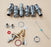 LOT OF VARIOUS TROMPETER COAXIAL CONNECTORS TEI-14949 BJ79-9 / TEI-14949 PL75-9