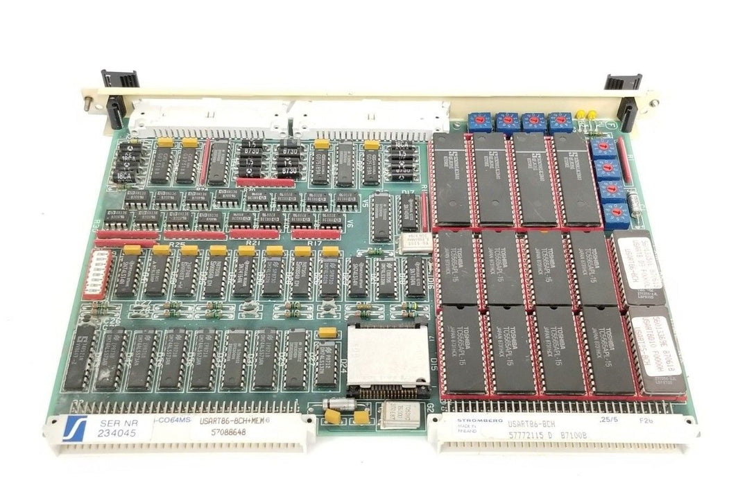 ABB / STROMBERG USART86-8CH+MEM CONTROL CARD 57088648 USART86-8CH 57772115 D