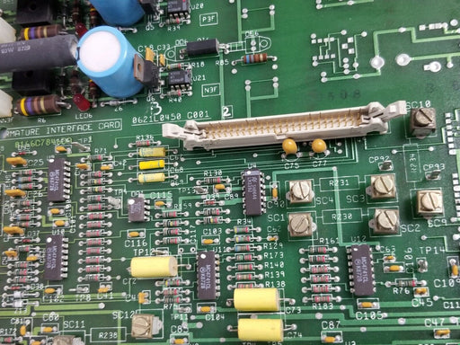 GENERAL ELECTRIC 0621L0450-G001 ARMATURE INTERFACE CARD 0166C7846DA-1 (REPAIRED)