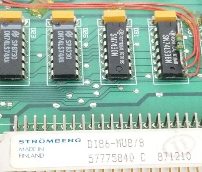 ABB / STROMBERG DI86-M8/8 INPUT BOARD 57775840 DI86-MU8/8 5761005-1B