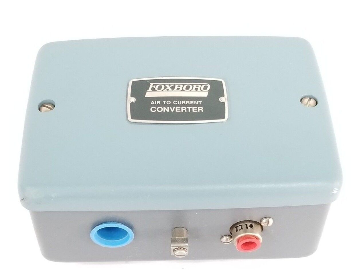 NEW FOXBORO E92-FFN2H AIR TO CURRENT CONVERTER STYLE: A 63-100VDC 3-15PSI