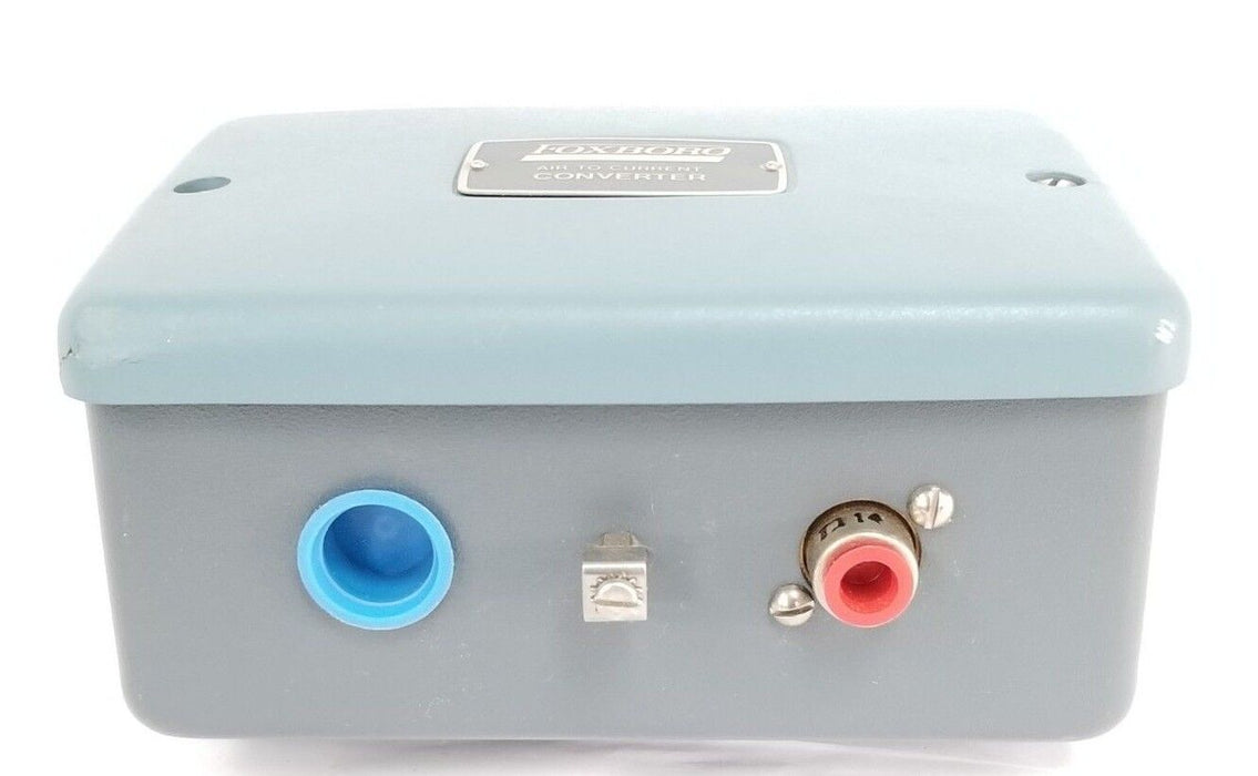 NEW FOXBORO E92-FFN2H AIR TO CURRENT CONVERTER STYLE: A 63-100VDC 3-15PSI