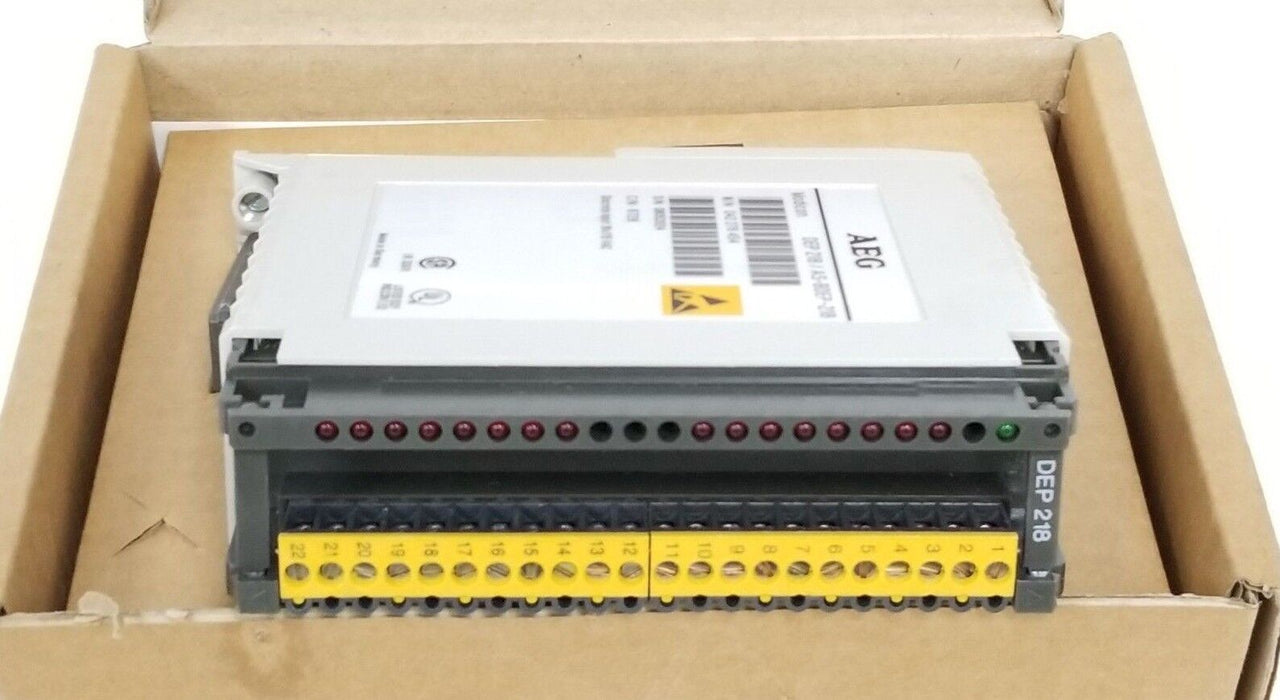 NIB AEG MODICON DEP-218 / AS-BDEP-218 DISCREET INPUT MODULE M/N: 042-276-454