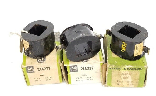LOT OF 3 NEW ALLEN BRADLEY 21A237 COILS 110V 60CY, 115V 60CY