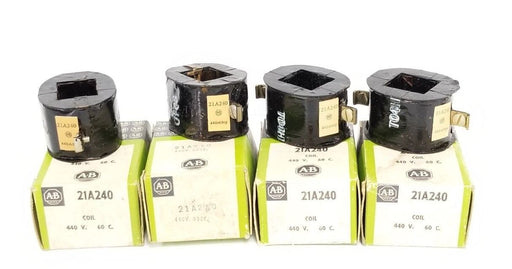 LOT OF 4 NIB ALLEN BRADLEY 21A240 COILS 440V, 60CY