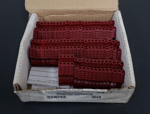 LOT OF 66 NEW DINNECTORS DN-T10RED RED TERMINAL BLOCKS 10AWG, 30A, 600V