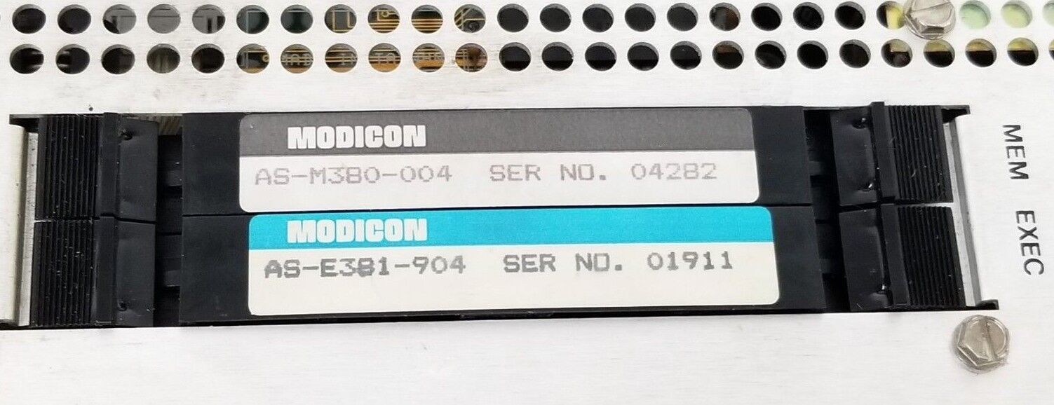 AEG MODICON PC-0984-381 PROGRAMMABLE CONTROLLER AS-9584-000 AS-C950-103