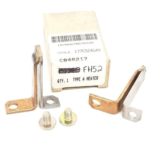 LOT OF 2 CUTLER HAMMER FH-52 THERMAL OVERLOAD UNITS 177C524G52 24.6-26.4AMP