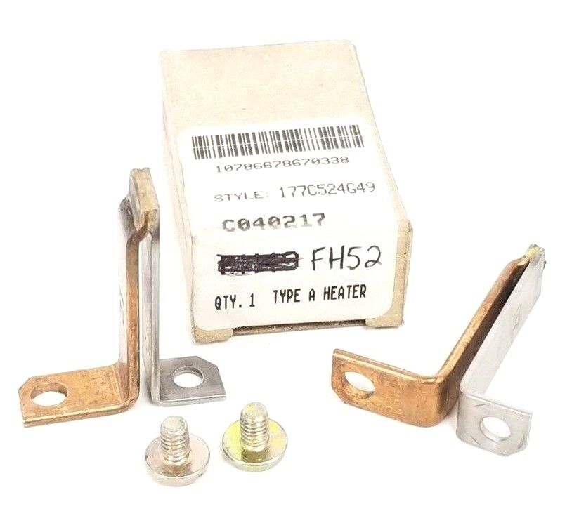 LOT OF 2 CUTLER HAMMER FH-52 THERMAL OVERLOAD UNITS 177C524G52 24.6-26.4AMP