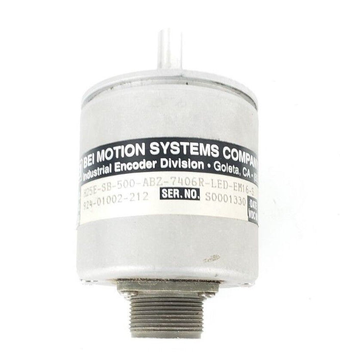BEI MOTION H25E-SB-500-ABZ-7406R-LED-EM16-S ENCODER 924-01002-212 15VDC IN