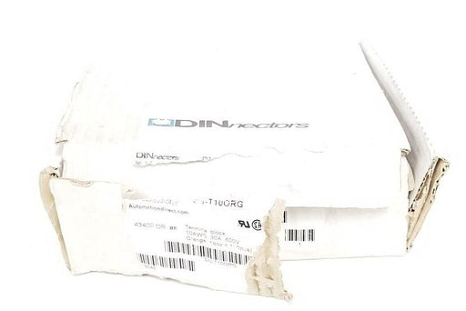 LOT OF 70 NIB DINnectors DN-T10ORG TERMINAL BLOCKS 10AWG 30AMP 600V DNT10ORG