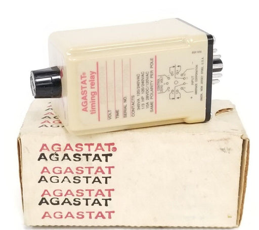 NIB AGASTAT SSC22QDA TIME DELAY RELAY 2-60s 12VDC 10A 28VDC/120VAC