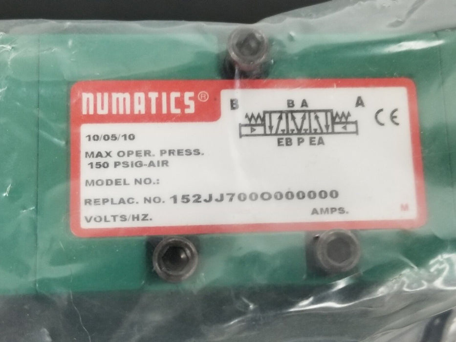 NEW NUMATICS 152JJ700O000000 CONTROL VALVE 150PSIG-AIR 1/4'' NPT