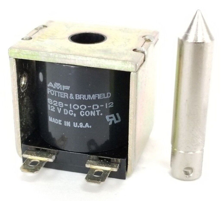 LOT OF 2 NIB POTTER & BRUMFIELD S28-100-D-12 COILS 12VDC DUTY CYCLE-CONT. 6558