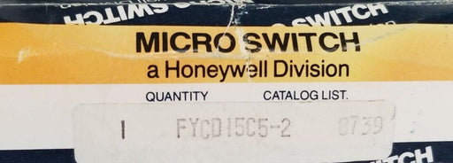 NIB HONEYWELL MICROSWITCH FYCD15C5-2 PHOTOELECTRIC SENSOR 92-132VAC 50/60HZ